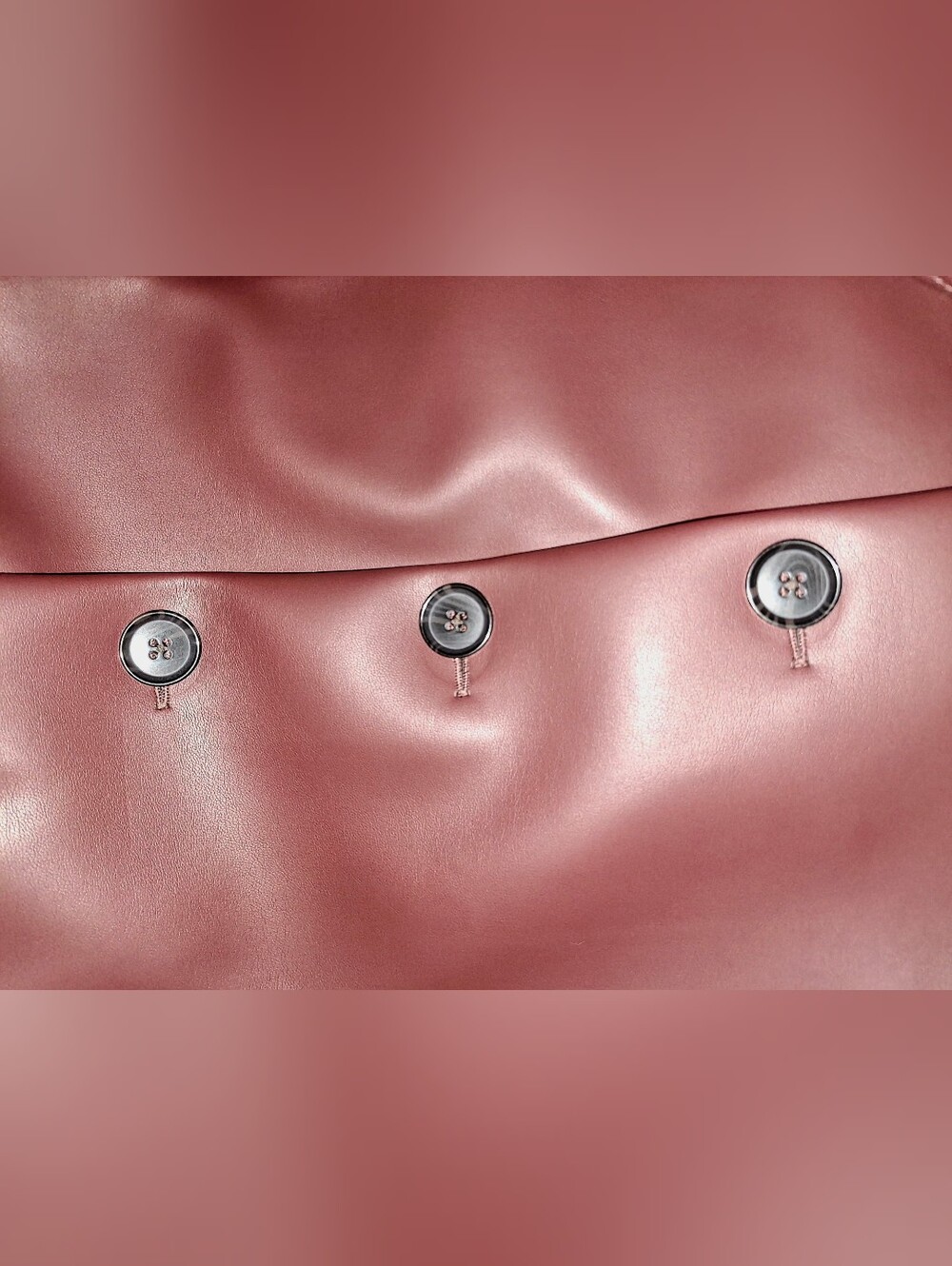 Banana Republic Vegan Leather Midi A-Line Skirt In Vino Rosso Sz. 6 - Picture 8 of 8